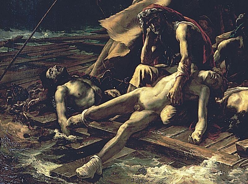 Theodore   Gericault Raft of the Medusa oil painting image